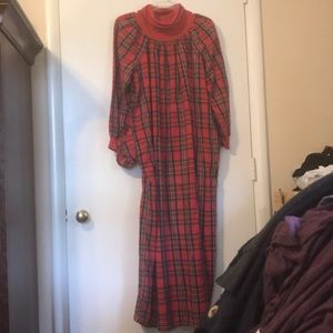 Vermont Country Store red flannel nightgown Large